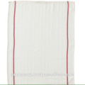 einfache weiße Baumwollschale Handtücher